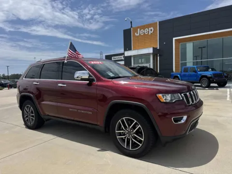 Red 2021 Jeep Grand Cherokee Limited for sale in Gulfport, MS
