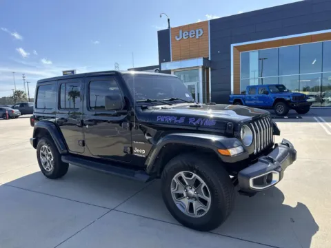 Black 2022 Jeep Wrangler Unlimited Sahara for sale in Gulfport, MS