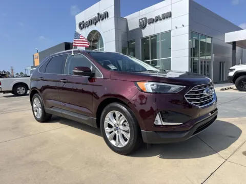 Red 2022 Ford Edge Titanium for sale in Gulfport, MS