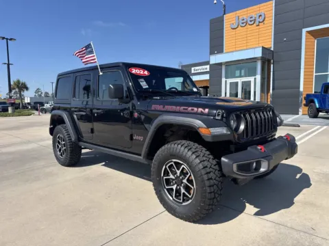 Black 2024 Jeep Wrangler Rubicon for sale in Gulfport, MS