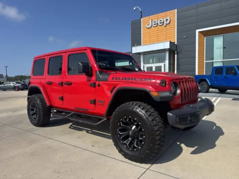 Red 2018 Jeep Wrangler Unlimited Rubicon for sale in Gulfport, MS
