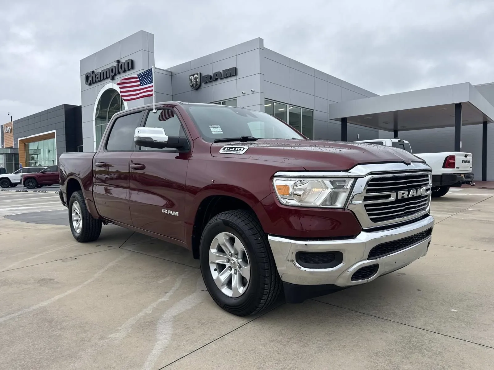 Red 2024 Ram 1500 Laramie for sale in Gulfport, MS