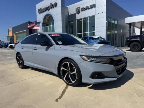 Gray 2021 Honda Accord Sedan Sport SE for sale in Gulfport, MS