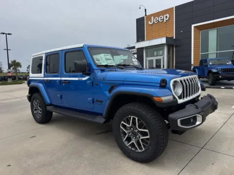 Blue 2026 Jeep Wrangler Sahara for sale in Gulfport, MS