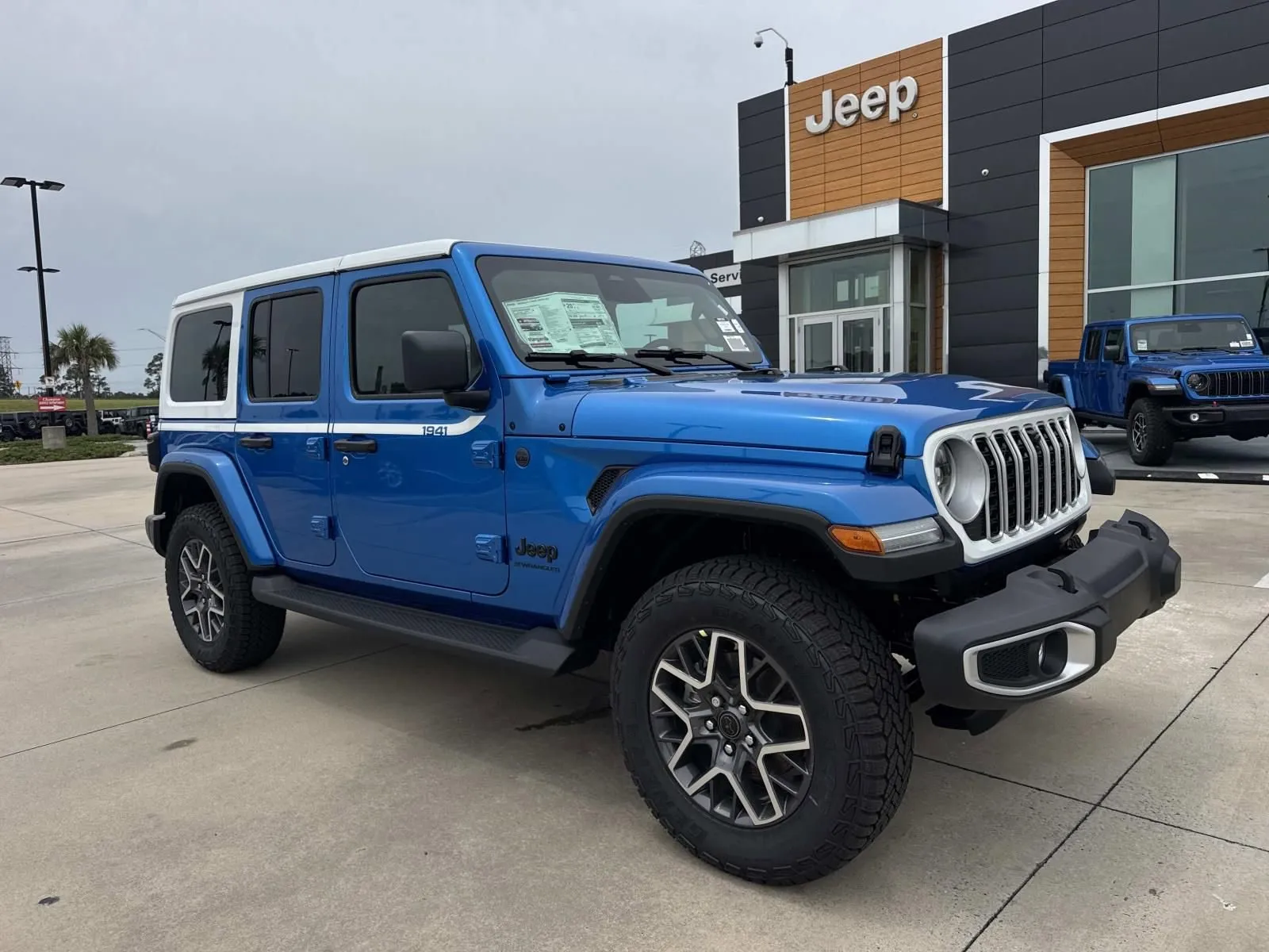 Blue 2026 Jeep Wrangler Sahara for sale in Gulfport, MS