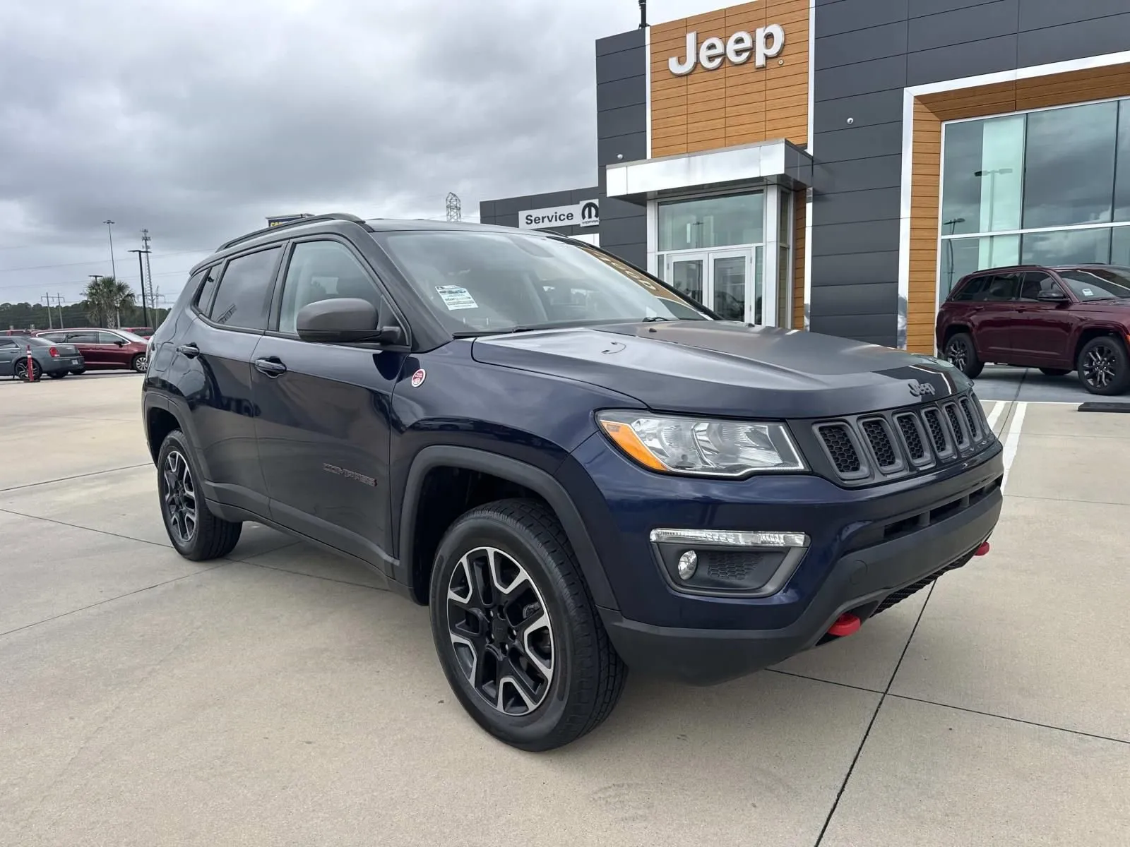 Blue 2019 Jeep Compass Trailhawk for sale in Gulfport, MS