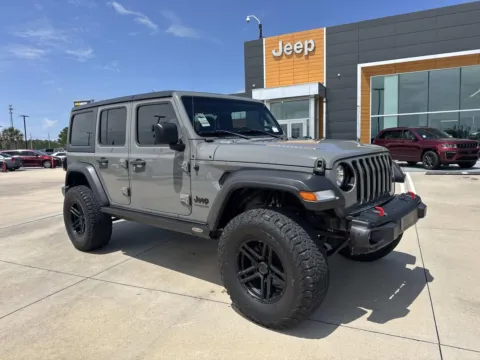 Gray 2019 Jeep Wrangler Unlimited Sport Altitude for sale in Gulfport, MS