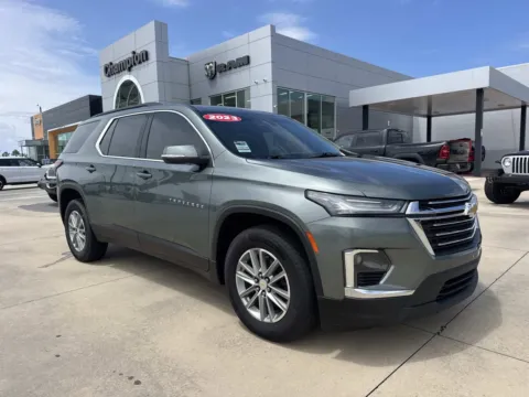 Silver 2023 Chevrolet Traverse LT Cloth for sale in Gulfport, MS