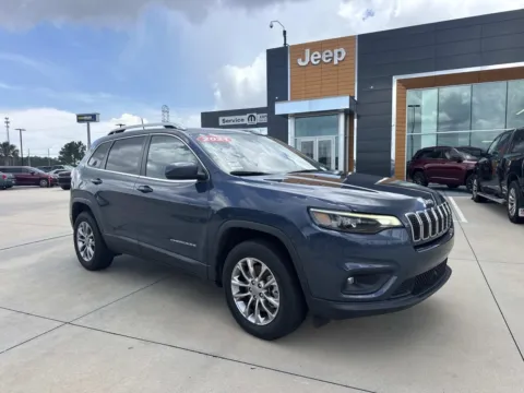 Blue 2021 Jeep Cherokee Latitude Lux for sale in Gulfport, MS