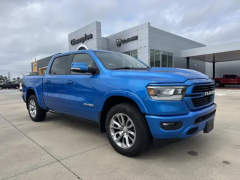 Blue 2022 Ram 1500 Laramie for sale in Gulfport, MS