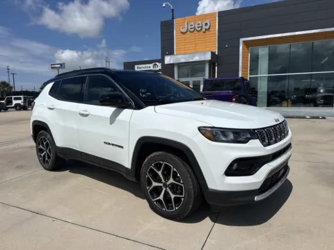 White 2025 Jeep Compass Limited for sale in Gulfport, MS