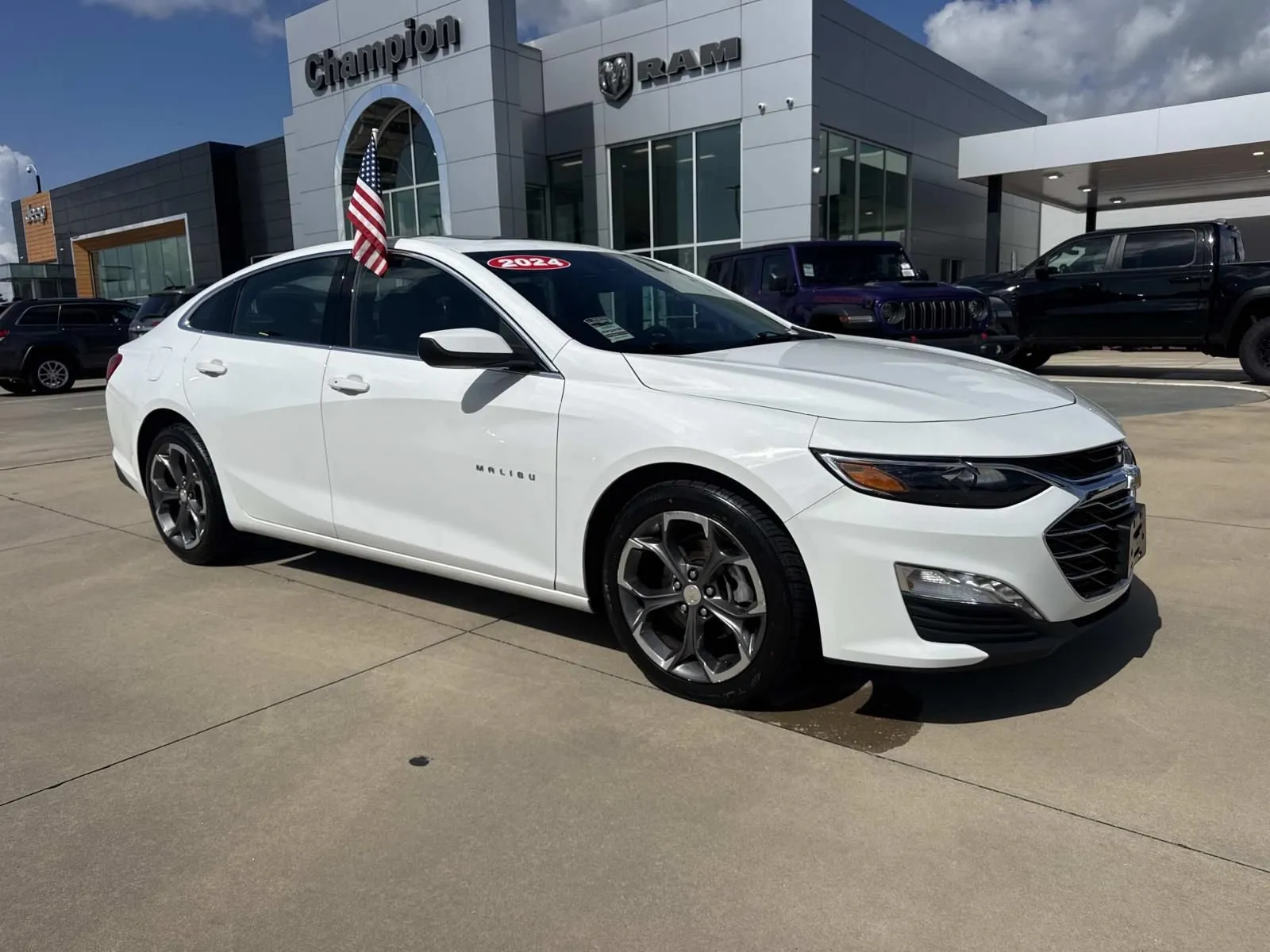 White 2024 Chevrolet Malibu LT for sale in Gulfport, MS