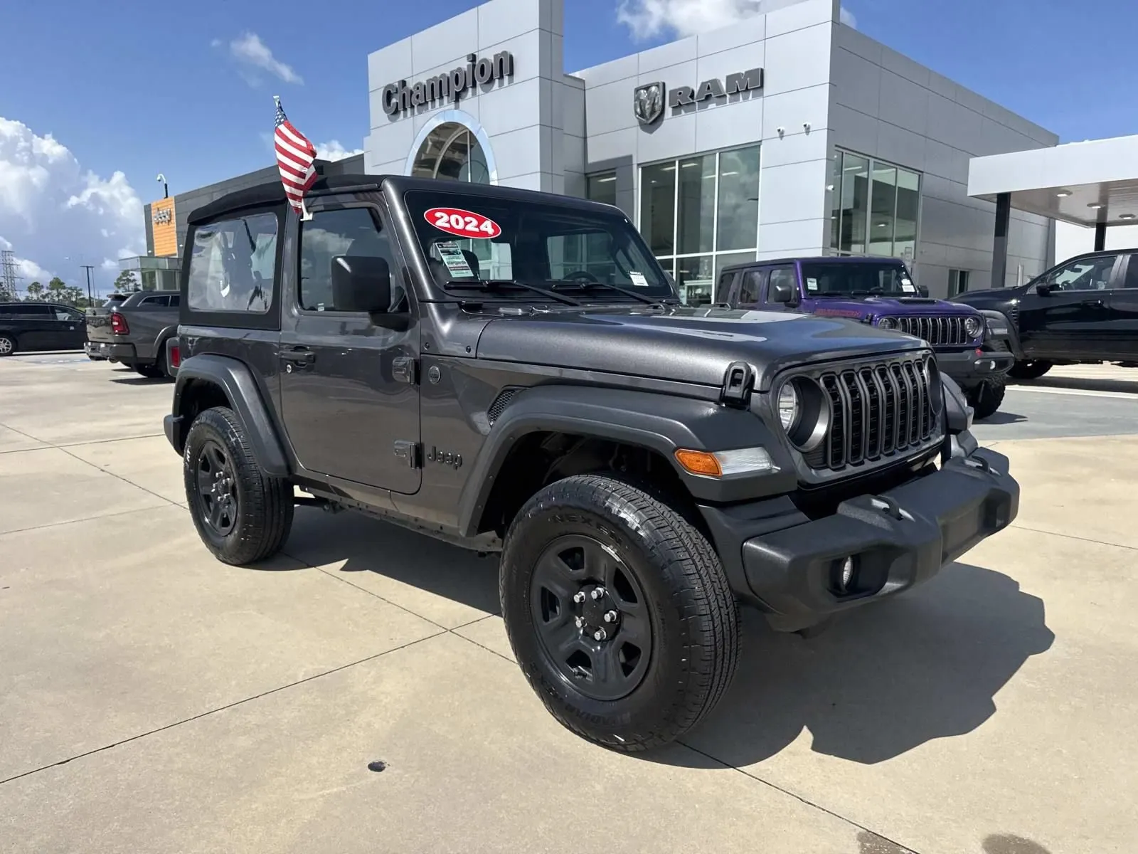 Gray 2024 Jeep Wrangler Sport for sale in Gulfport, MS