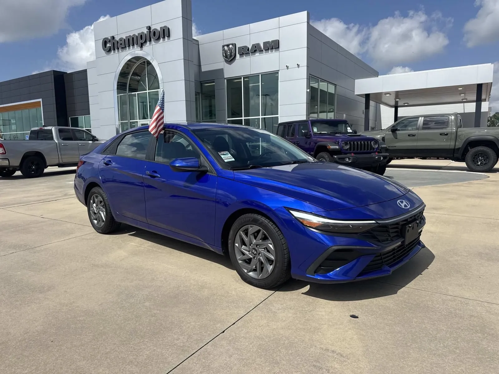 Blue 2024 Hyundai Elantra SEL for sale in Gulfport, MS