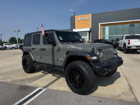 Gray 2020 Jeep Wrangler Unlimited Sport S for sale in Gulfport, MS