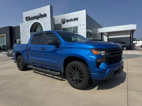 Blue 2023 Chevrolet Silverado 1500 Custom for sale in Gulfport, MS