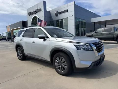 Silver 2024 Nissan Pathfinder SV for sale in Gulfport, MS