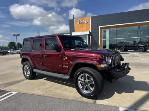 Red 2021 Jeep Wrangler Unlimited Sahara for sale in Gulfport, MS