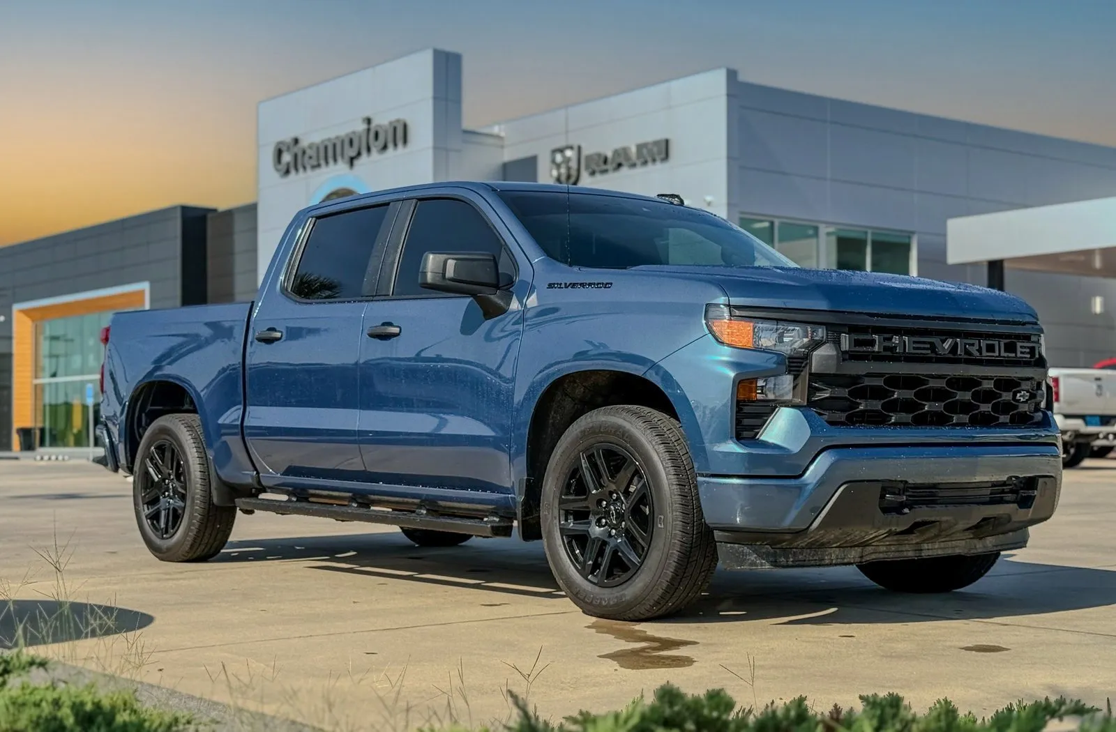 Blue 2024 Chevrolet Silverado 1500 Custom for sale in Gulfport, MS