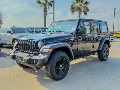 Photos of 2022 Jeep Wrangler Unlimited Sport S for sale in Gulfport, MS at Champion Chrysler Dodge Jeep Ram