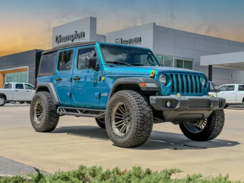 Blue 2020 Jeep Wrangler Unlimited Sport S for sale in Gulfport, MS