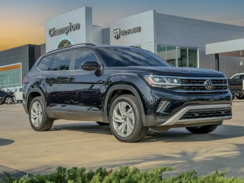 Black 2021 Volkswagen Atlas 3.6L V6 SE w/Technology for sale in Gulfport, MS
