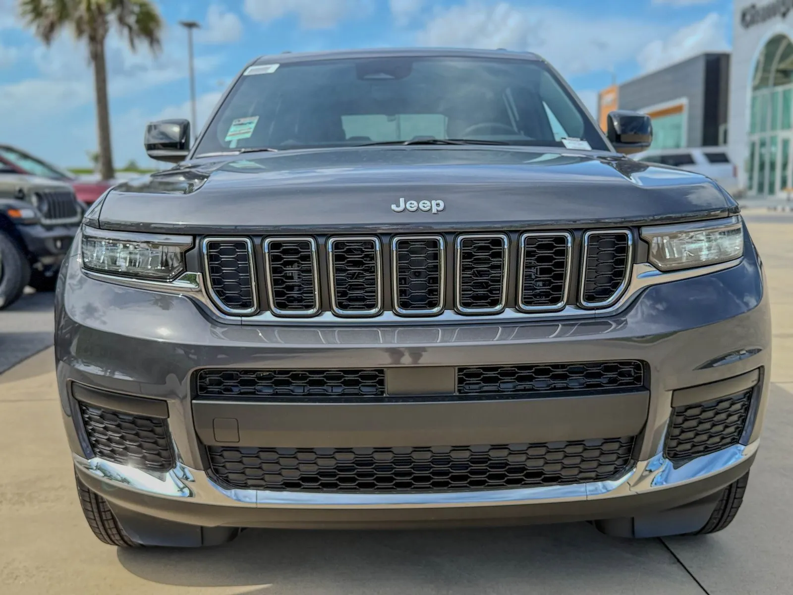 Gray 2025 Jeep Grand Cherokee L Laredo X for sale in Gulfport, MS