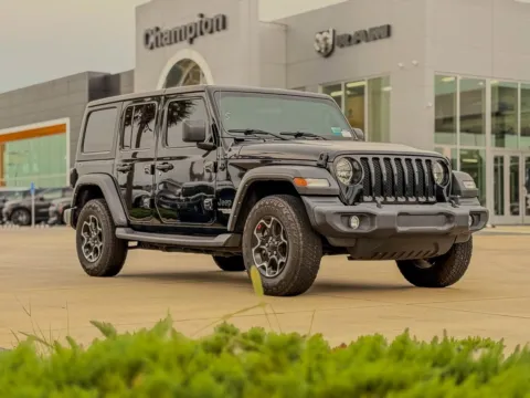 Black 2021 Jeep Wrangler Unlimited Sport S for sale in Gulfport, MS