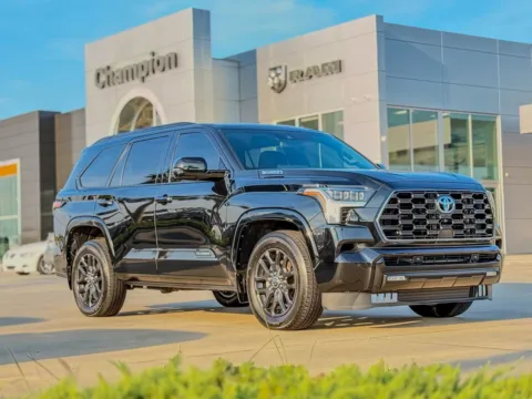 Black 2023 Toyota Sequoia Platinum for sale in Gulfport, MS