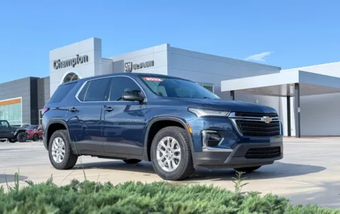 Blue 2022 Chevrolet Traverse LS for sale in Gulfport, MS