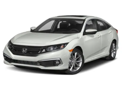 White 2021 Honda Civic Sedan EX for sale in Gulfport, MS
