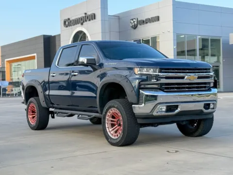 Blue 2020 Chevrolet Silverado 1500 LTZ for sale in Gulfport, MS