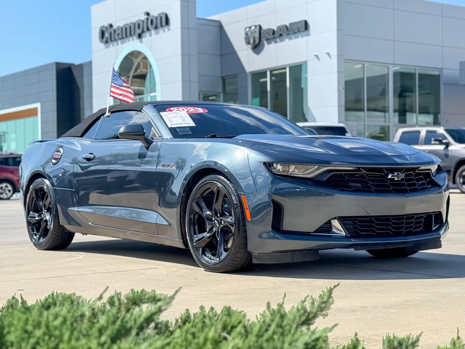 Gray 2023 Chevrolet Camaro LT1 for sale in Gulfport, MS