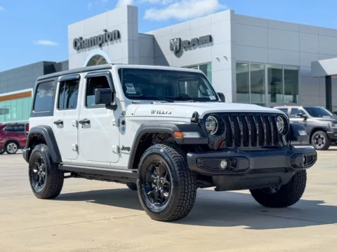 White 2021 Jeep Wrangler Unlimited Willys for sale in Gulfport, MS