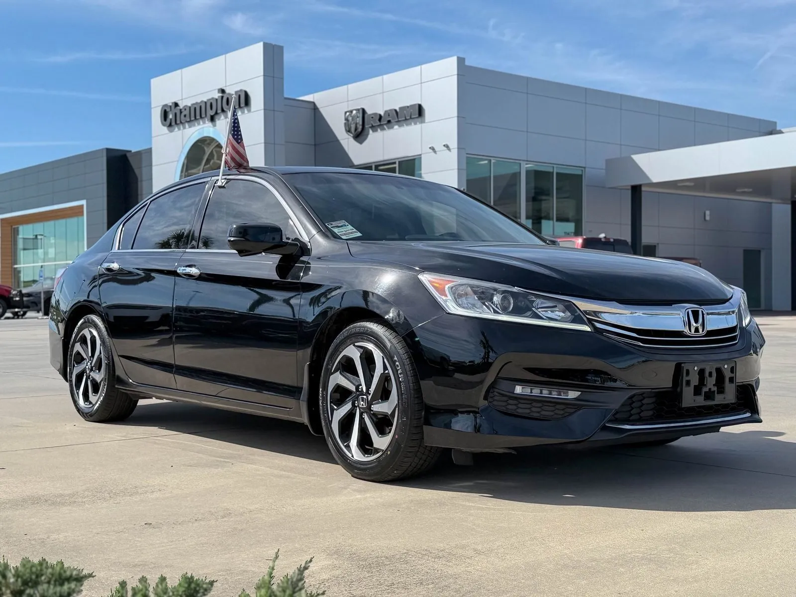 Black 2017 Honda Accord Sedan EX-L V6 for sale in Gulfport, MS