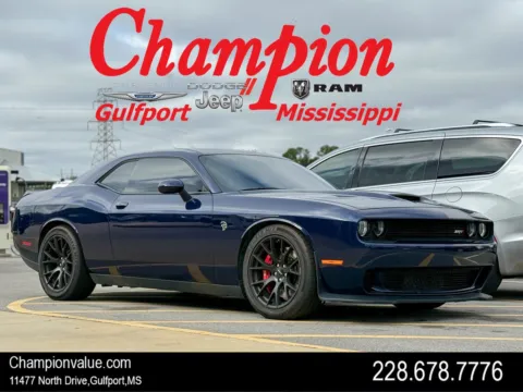 Blue 2015 Dodge Challenger SRT Hellcat for sale in Gulfport, MS