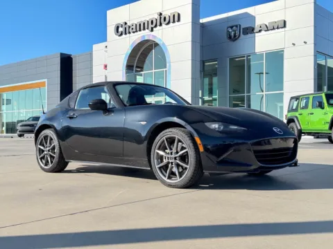 Black 2021 Mazda MX-5 Miata RF Grand Touring for sale in Gulfport, MS