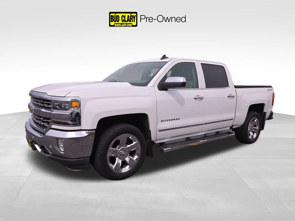 White 2017 Chevrolet Silverado 1500 LTZ for sale in Moses Lake, WA