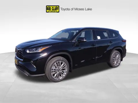 Black 2026 Toyota Highlander Hybrid Platinum for sale in Moses Lake, WA