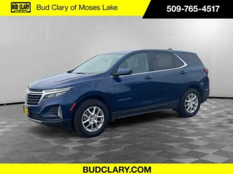 Blue 2022 Chevrolet Equinox LT for sale in Moses Lake, WA