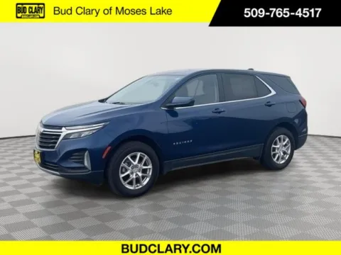 Blue 2022 Chevrolet Equinox LT for sale in Moses Lake, WA