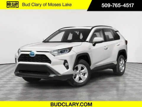 White 2021 Toyota RAV4 Hybrid XLE Premium for sale in Moses Lake, WA