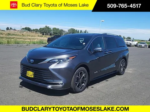 Gray 2025 Toyota Sienna Platinum for sale in Moses Lake, WA
