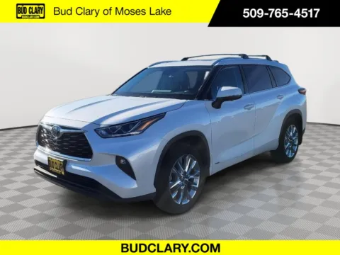 White 2023 Toyota Highlander Hybrid Limited for sale in Moses Lake, WA