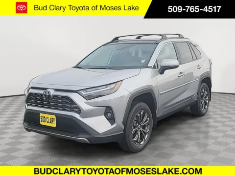 Silver 2025 Toyota RAV4 Hybrid Limited for sale in Moses Lake, WA