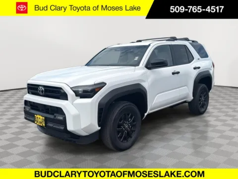 White 2025 Toyota 4Runner SR5 for sale in Moses Lake, WA