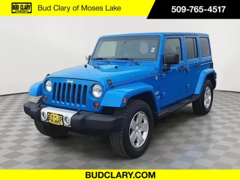 Blue 2011 Jeep Wrangler Unlimited Sahara for sale in Moses Lake, WA