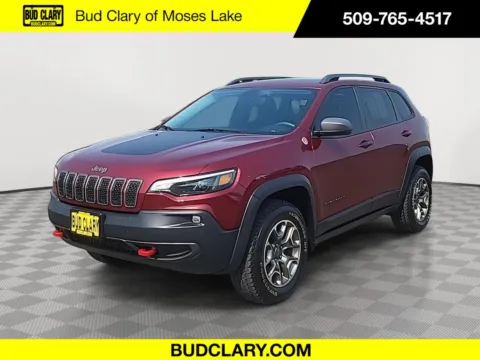 Red 2020 Jeep Cherokee Trailhawk for sale in Moses Lake, WA