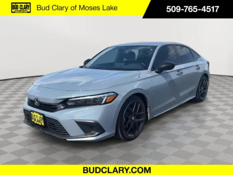 Gray 2024 HONDA CIVIC SEDAN SPORT CVT for sale in Moses Lake, WA