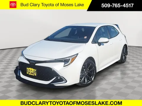 White 2025 Toyota Corolla Hatchback XSE for sale in Moses Lake, WA